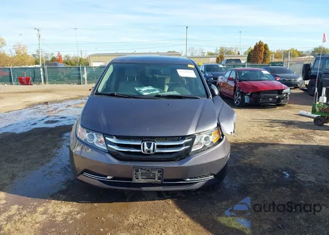 2016 Honda Odyssey Ex-L z USA, uszkodzony, nr VIN 5FNRL5H66GB009110
